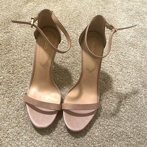 Beige 4” heels
